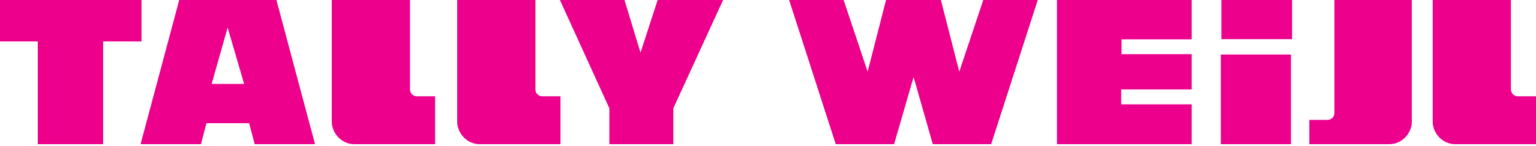 Tally Weijl (Logo), Kunde des Unternehmens Folienritter